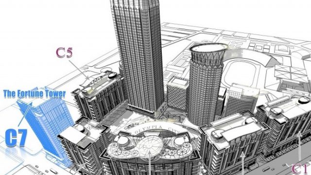 Fortune Tower Tops Out With 70 Percent of Units Sold