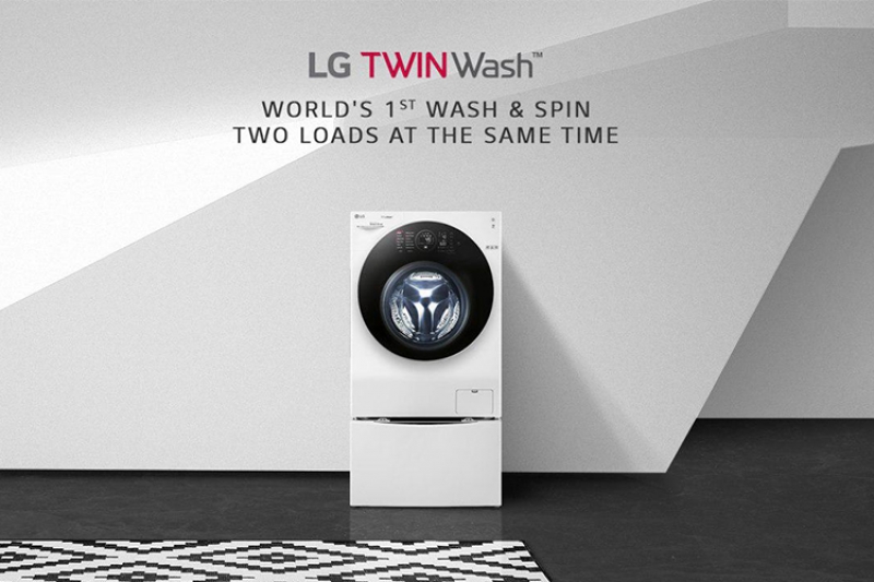 TWIN Wash™ twin washing machine is the best solution for housewives
