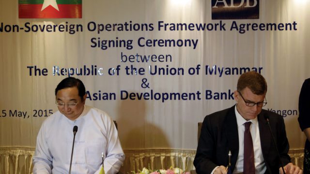 Adb and Myanmar Sign $1b Loan Deal