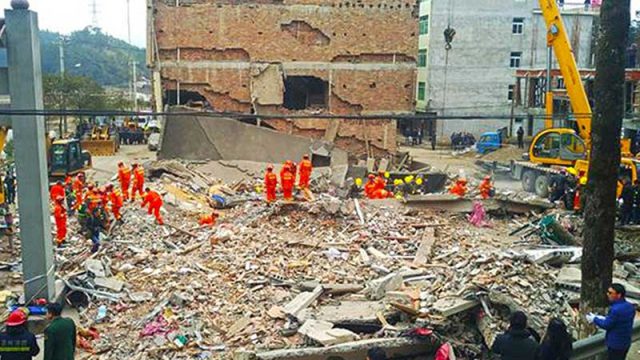 China Building Collapse Claims Seven