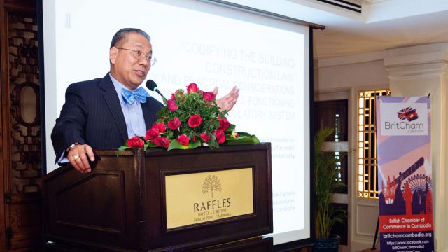 Dr. Sok Siphana Presents at Britcham