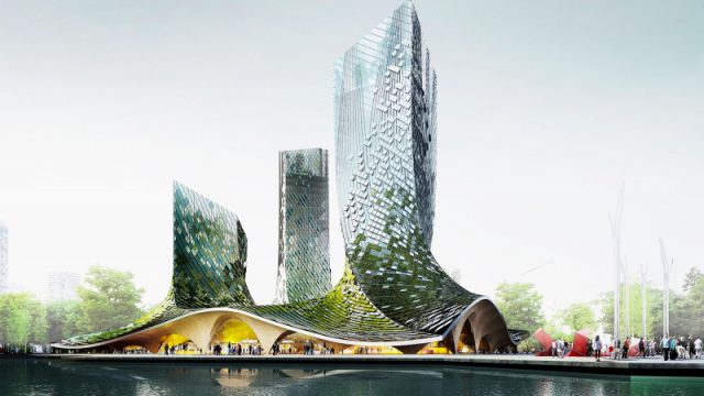 China and France to Build Algae-covered Eco-tower in Hangzhou