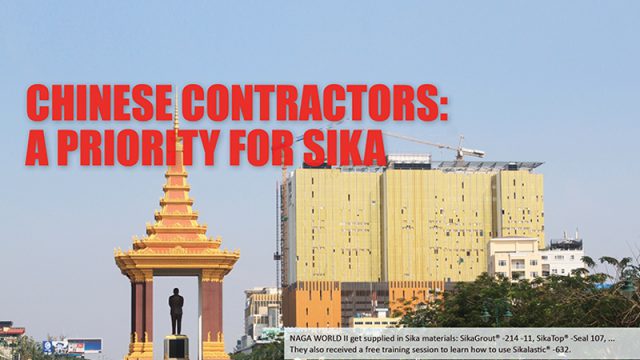 Chinese contractors: a Priority for SIKA