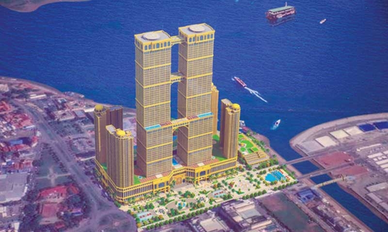 Chinese win twin tower contract