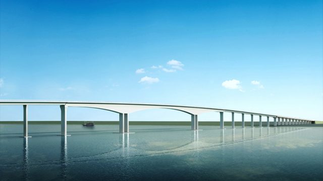 Construction on Mekong Bridge Underway