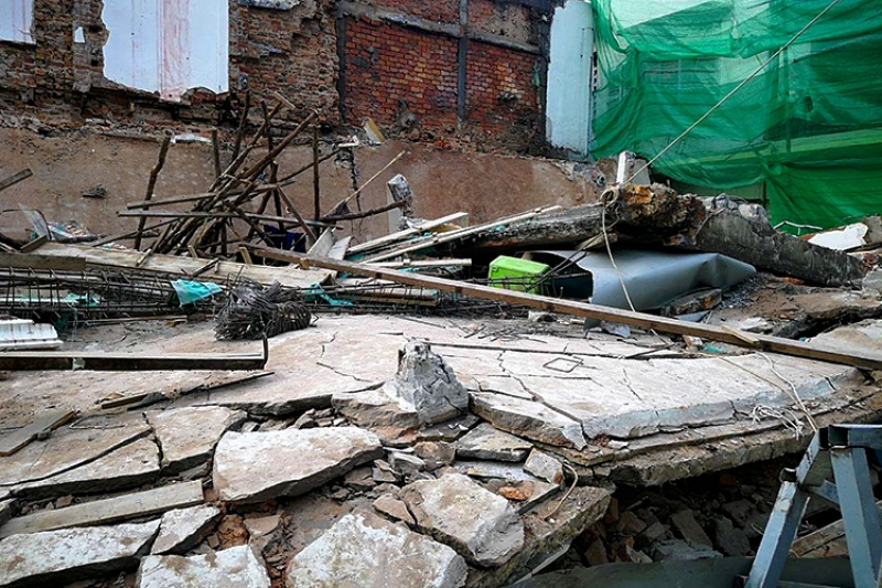 Inappropriate Renovations Cause Building to Collapse in Siem Reap