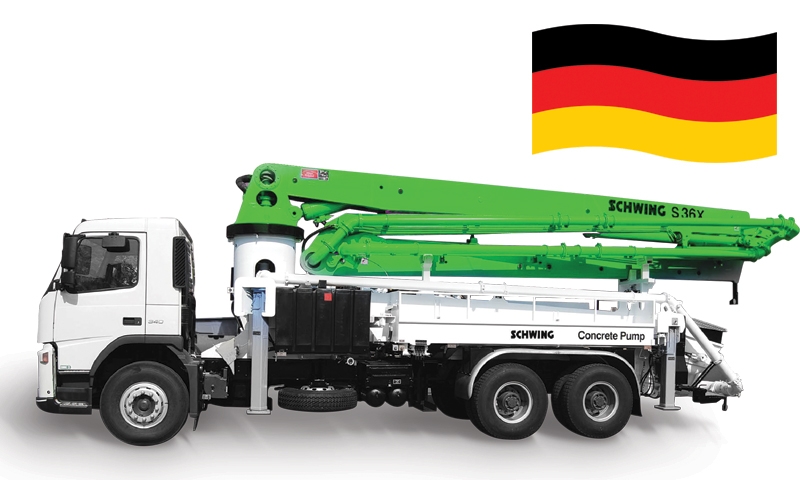 Perfection. Beyond Comparison: Schwing S36 X and S43 Sx Truck Mounted Concrete Pump
