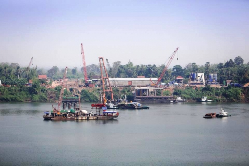 Pm Breaks Ground on Stueng Trang-krouch Chmar Bridge