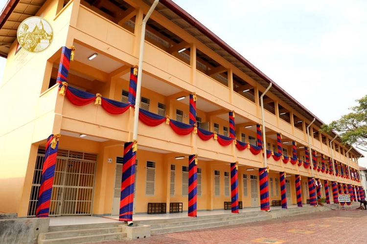 Cambodia-japan Inaugurate 8 New School Buildings in Phnom Penh