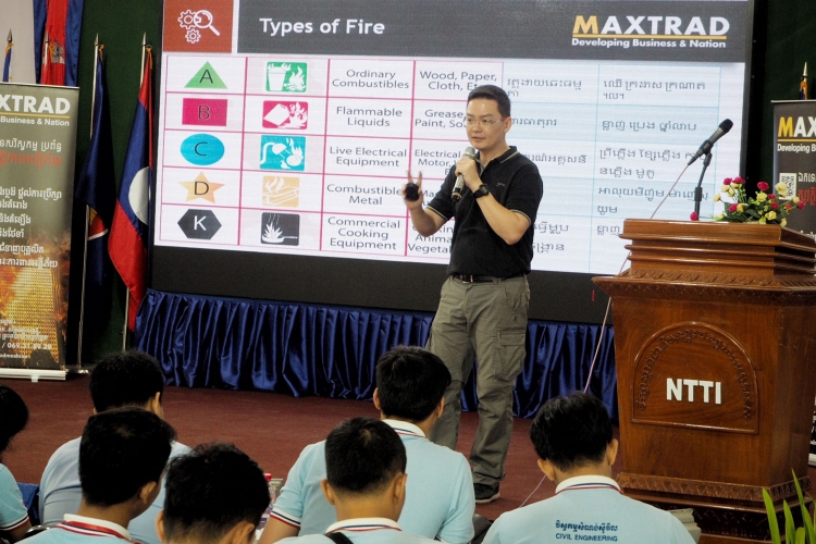MAXTRAD Campaigns for Fire Engineering Knowledge in Cambodia