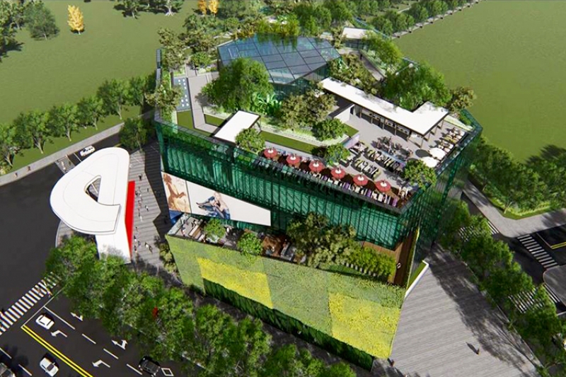 Prince Real Estate Headquarters Building Structure Completed