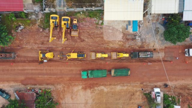 Transport Minister breaks ground on two more road construction projects in Sihanoukville