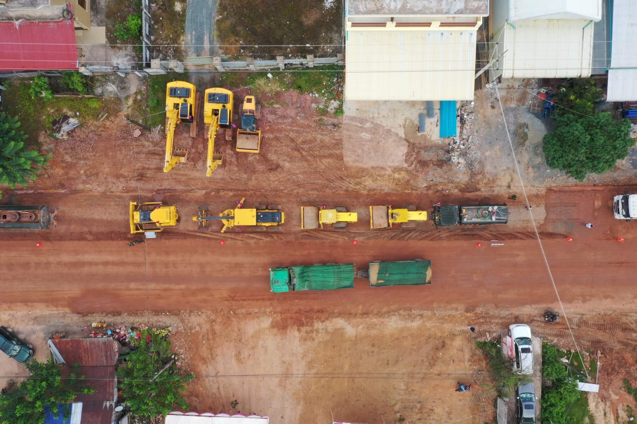 Transport Minister breaks ground on two more road construction projects in Sihanoukville