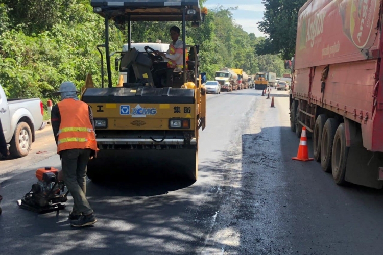 New road maintenance technology called In-Place Recycling introduced to Cambodia