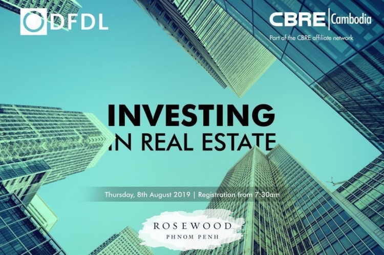 August 8th breakfast talk to discuss real estate and hotel investment in Cambodia