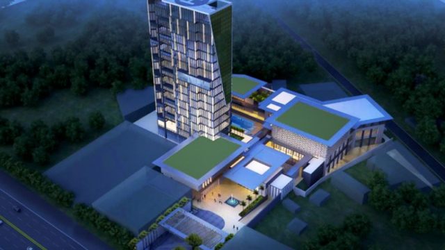 Construction of the five-star Prince Times Hotel completed