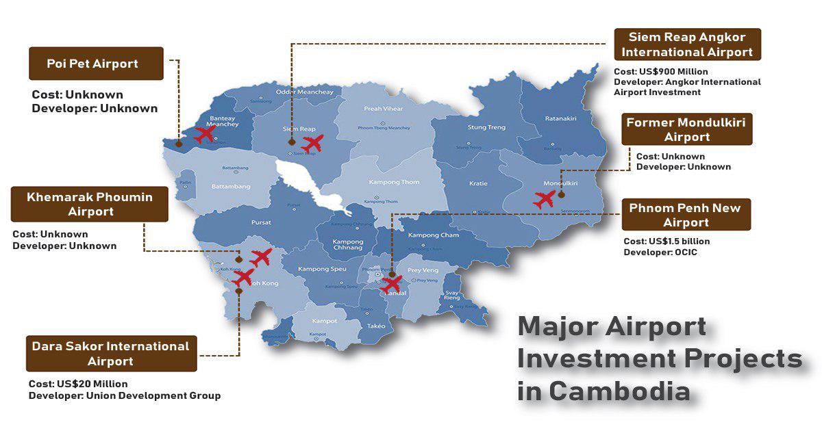 Cambodia economy gets boosted with US$2.7 billion airport investment