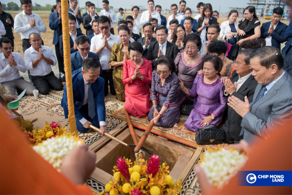 Chip Mong Land Breaks Ground Park Land 50M