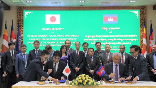 Japanese-backed sewerage system development project to begin construction in 2020