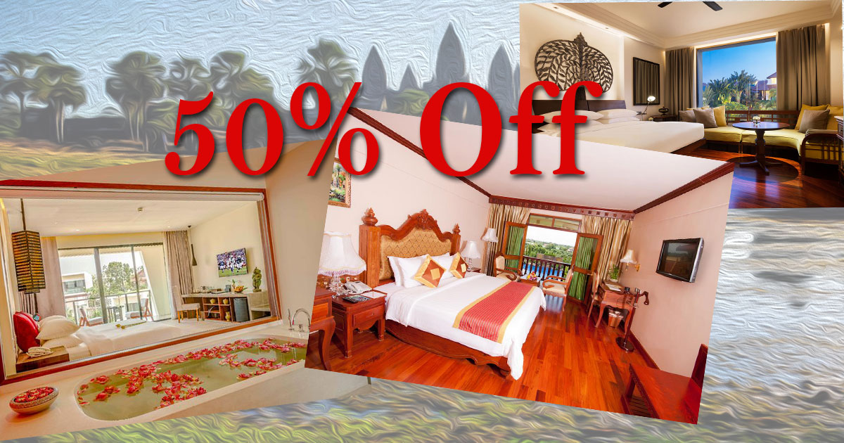 50% discounts in Siem Reap after government advice