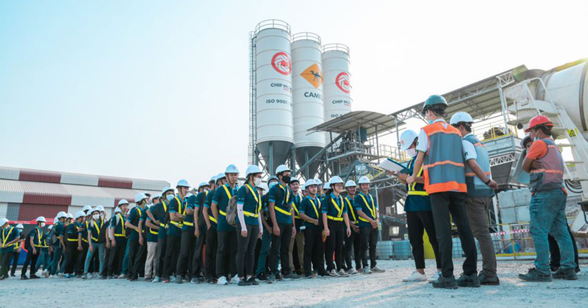 Chip Mong Industries welcomes 100 mechanical engineering students