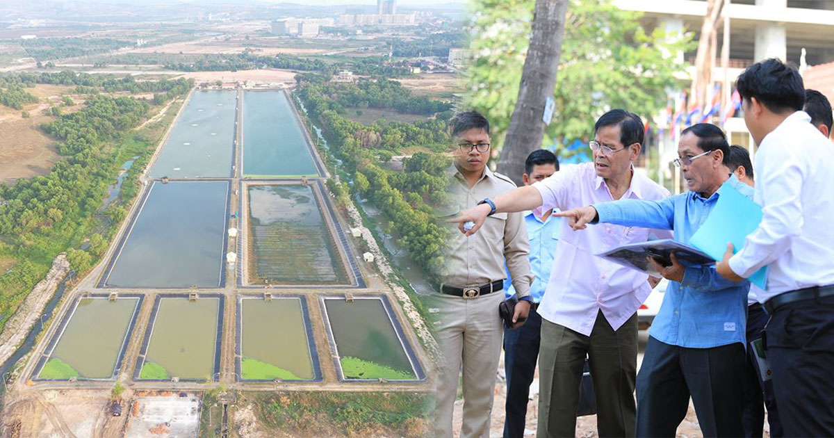 Rehabilitation of five major streams in Sihanoukville now halfway