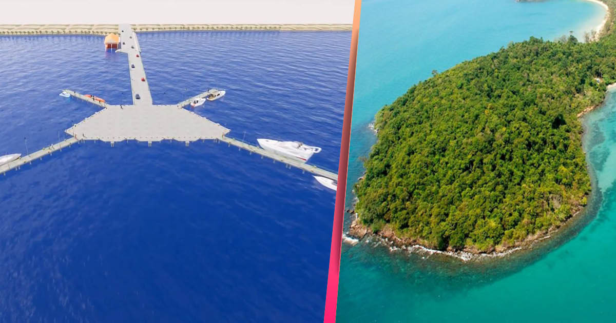 Construction of Koh Tonsay Tourism Port 55% complete