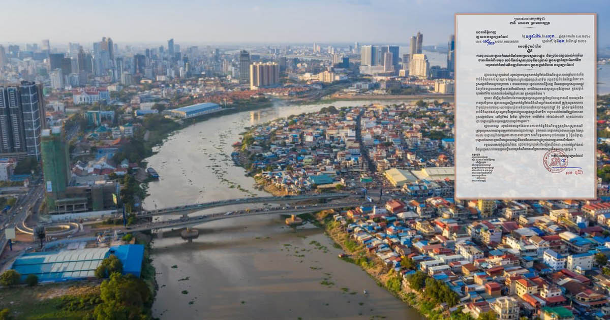 Phnom Penh to Build New River Frontage Road East Side of Bassac River