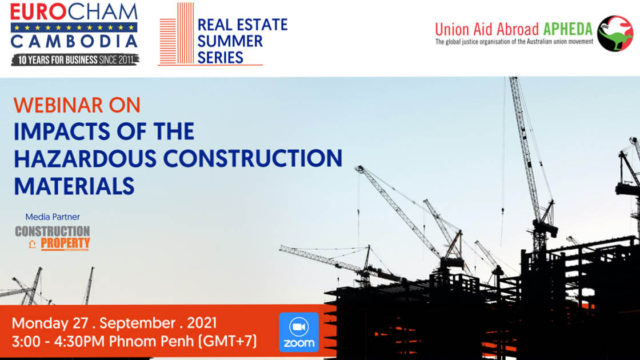 Experts to Discuss Impacts of Hazardous Construction Materials in Cambodia