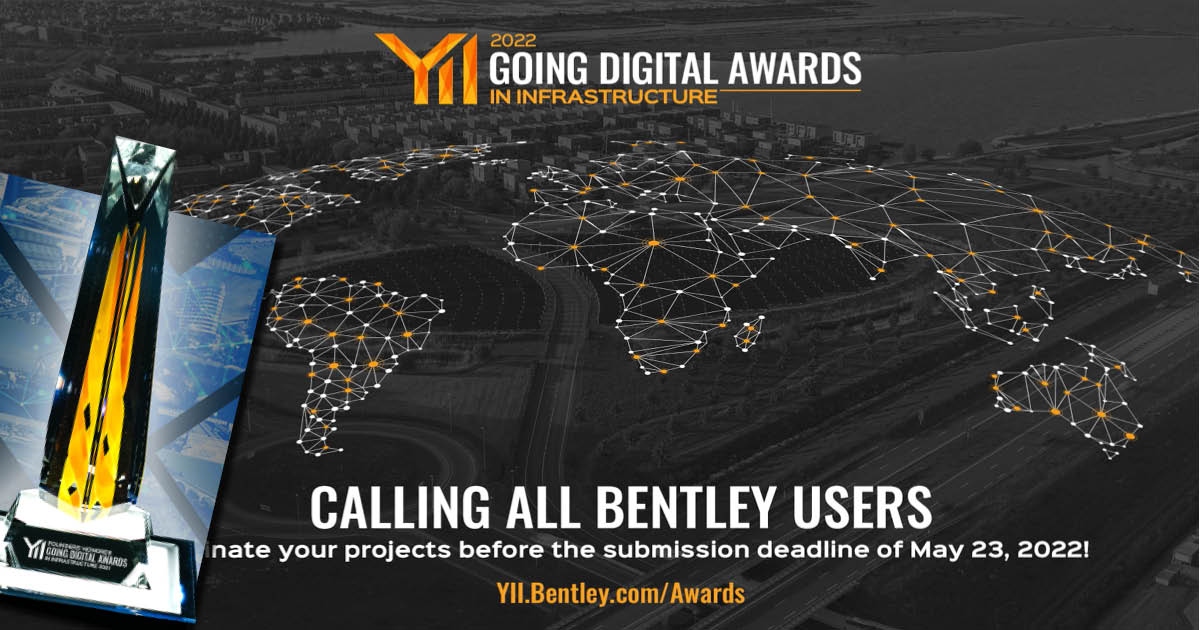 Bentley Systems Calls for Nominations for 2022 Going Digital Awards in Infrastructure