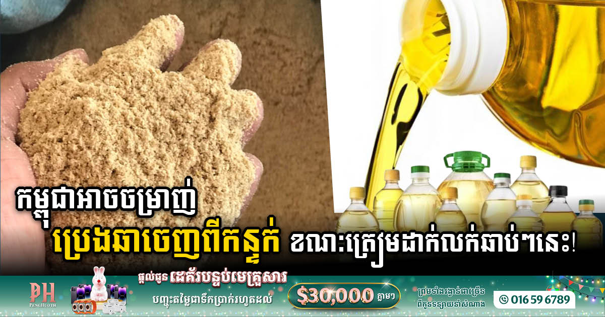 US$6 Million Bran Oil Refinery Ready for Sale in Battambang