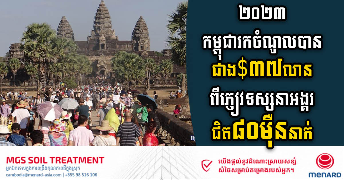 Angkor Ticket Sales Earn More Than US$37m Revenue in 2023