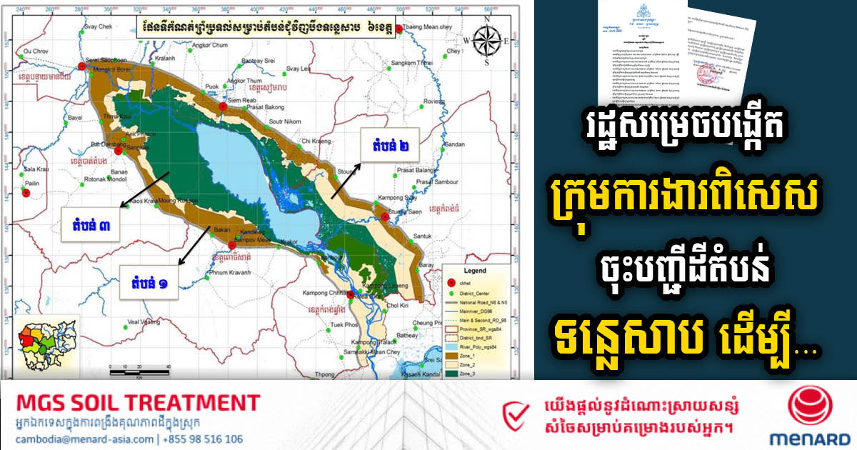 Gov’t Launches Special Task Force for Tonle Sap Land Registration to Safeguard Natural Heritage