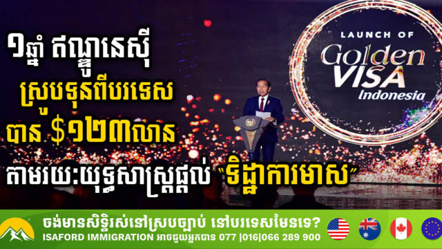 Indonesia Attracts US$123 Million in One Year with Golden Visa Strategy