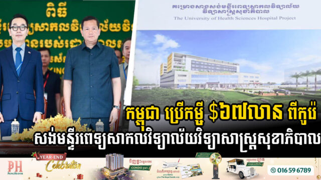 Phnom Penh’s New University of Health Sciences Hospital: A Vision for Modern Healthcare Begins Construction