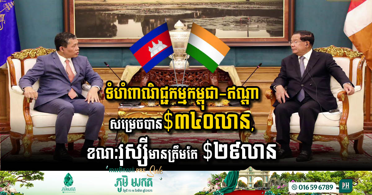 Strengthening Economic Ties: Cambodia & India Boost Trade Relations