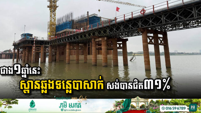 Progress Update on Bassac River Bridge Construction