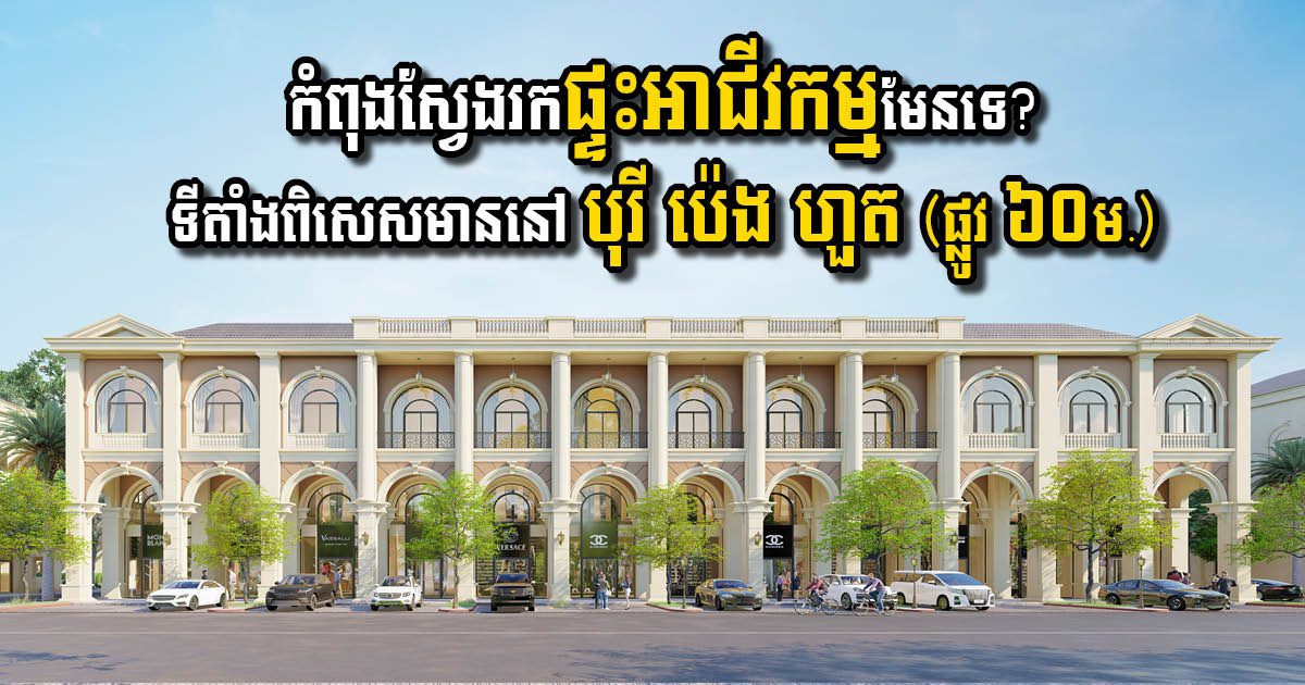 Exciting Business Opportunity in Borey Peng Huoth