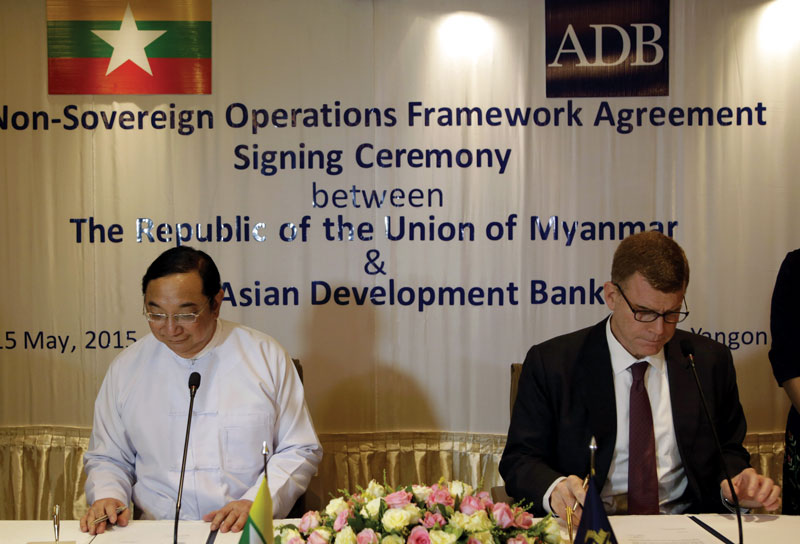 Adb and Myanmar Sign $1b Loan Deal