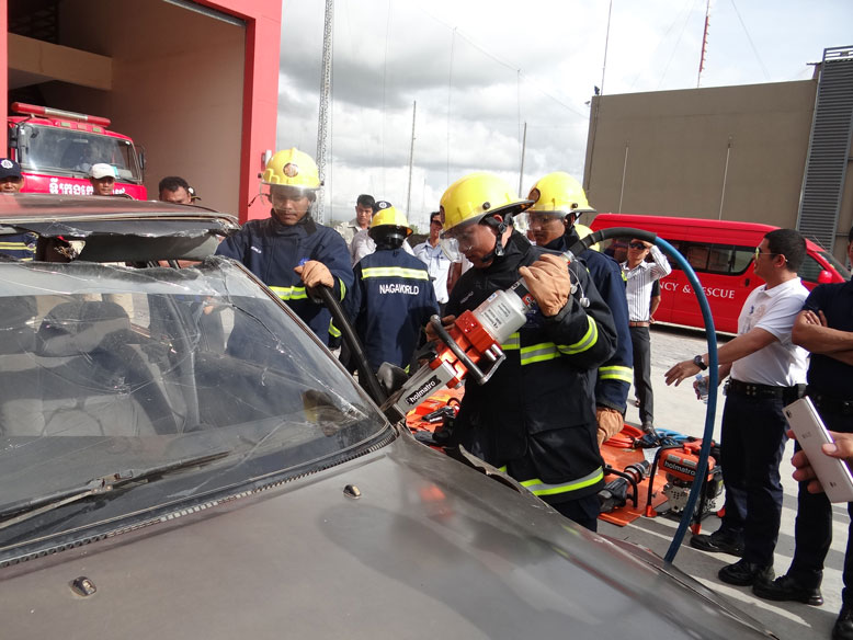 Hydraulic Rescue Technology Demo