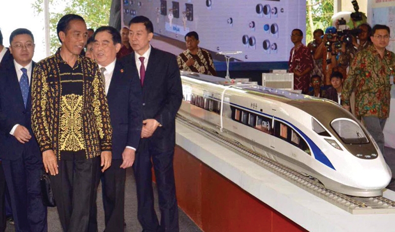 Indonesian Rail Link Crawls Forward