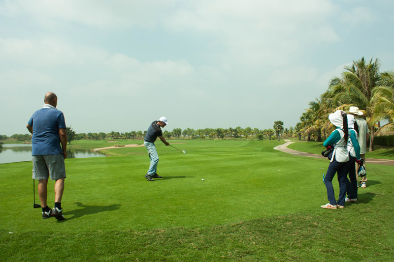 Lighthouse Club Cambodia Tees Off for Construction Safety