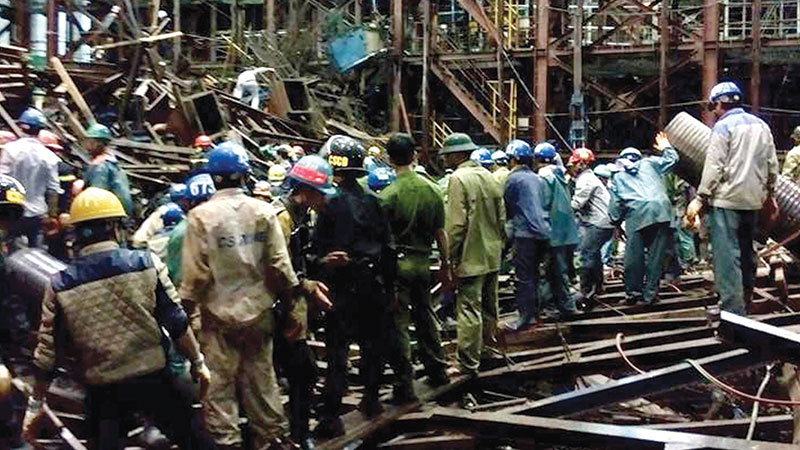 Scaffold Collapse in Vietnam Kills 14