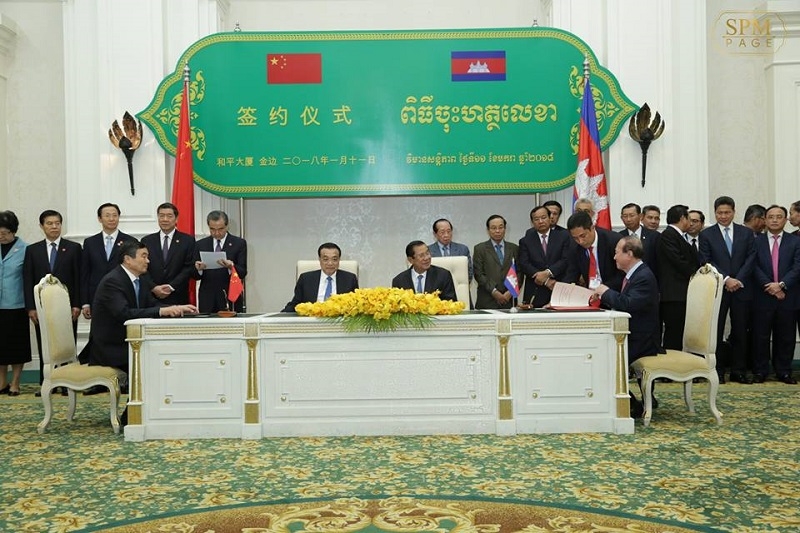 19 Projects Inked at a Cambodia-china Meeting