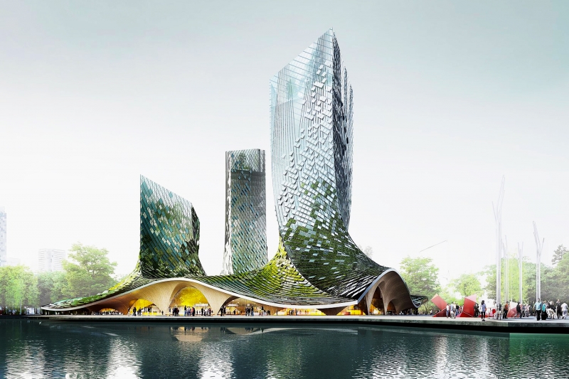 China and France to Build Algae-covered Eco-tower in Hangzhou