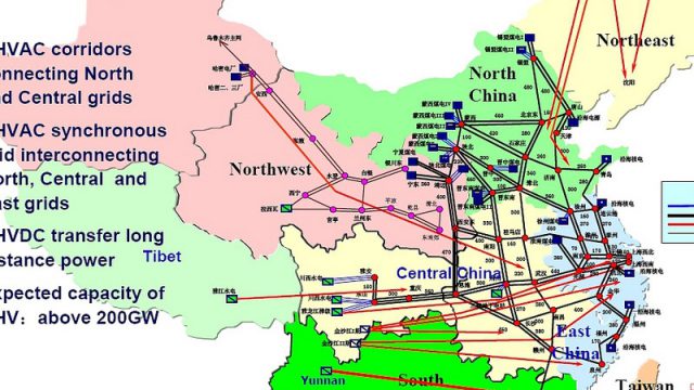China Mulls Global Power Grid for 2050