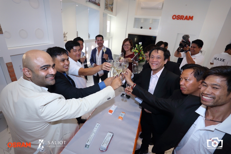 OSRAM & SALIOT lighting brands open door in Phnom Penh