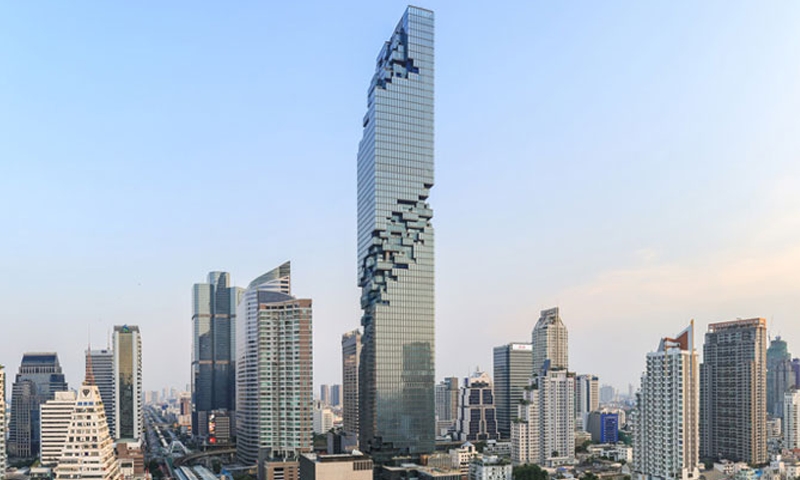 Pixelated Tower Now Thailand’s Tallest