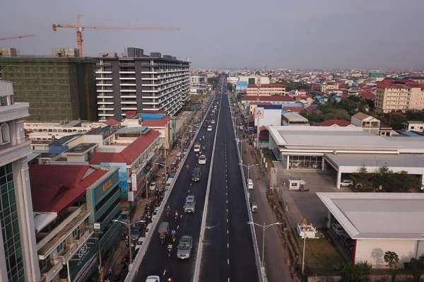 Psar Dey Hoi Flyover Reopens for Public