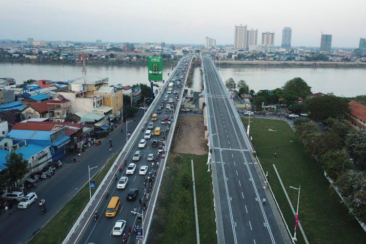 Chroy Changva Bridge Reopens After $33m of Japanese-funded Renovations